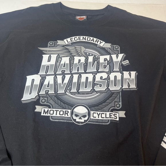 Harley Davison long sleeve t shirt size 2xl unisex longhorn Harley Texas. - Picture 6 of 9